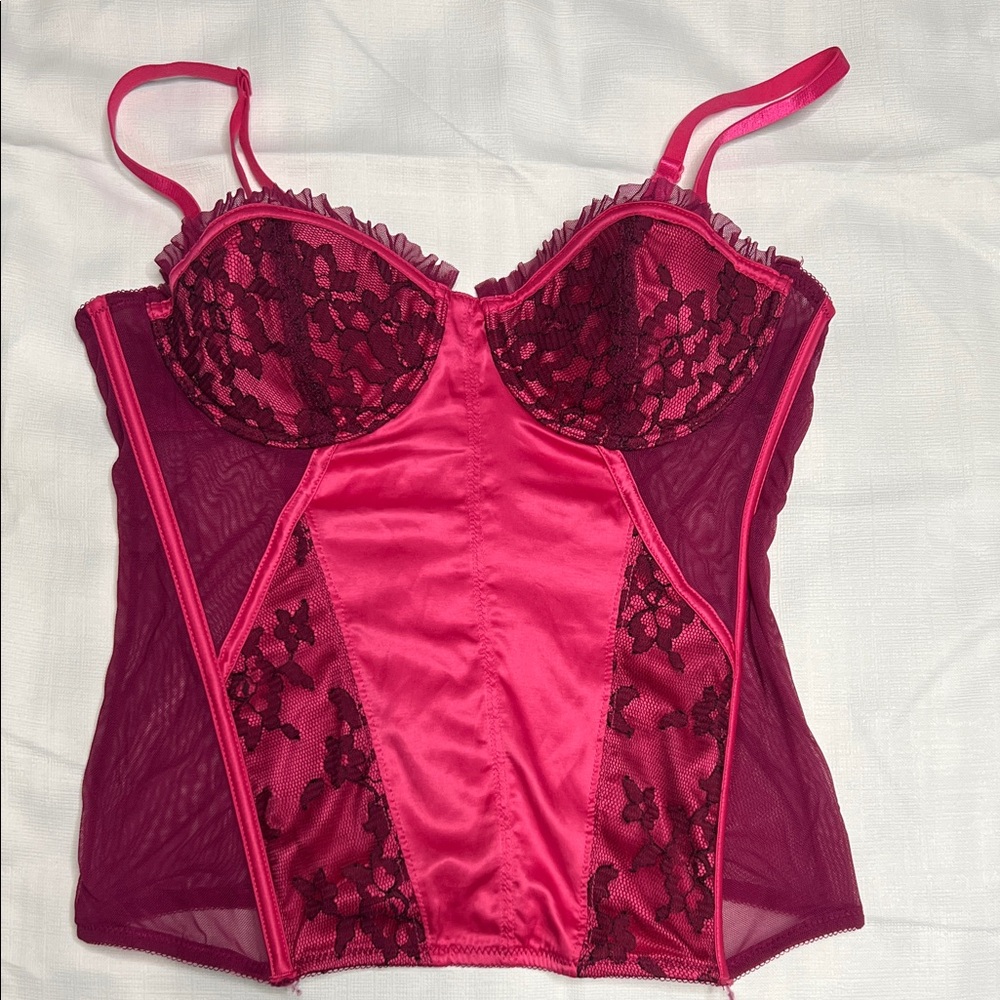 Victoria Secret Lace Bustier Corset Top